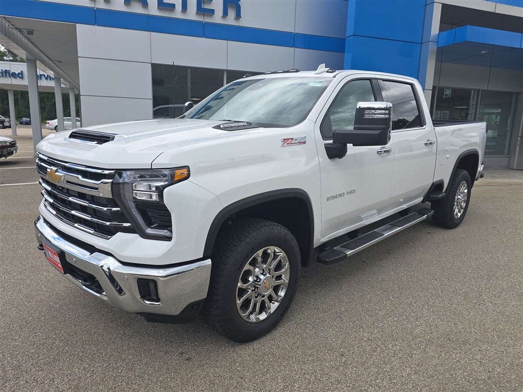 2026 Chevrolet Silverado 2500 HD LTZ in Summit White — front three-quarter view