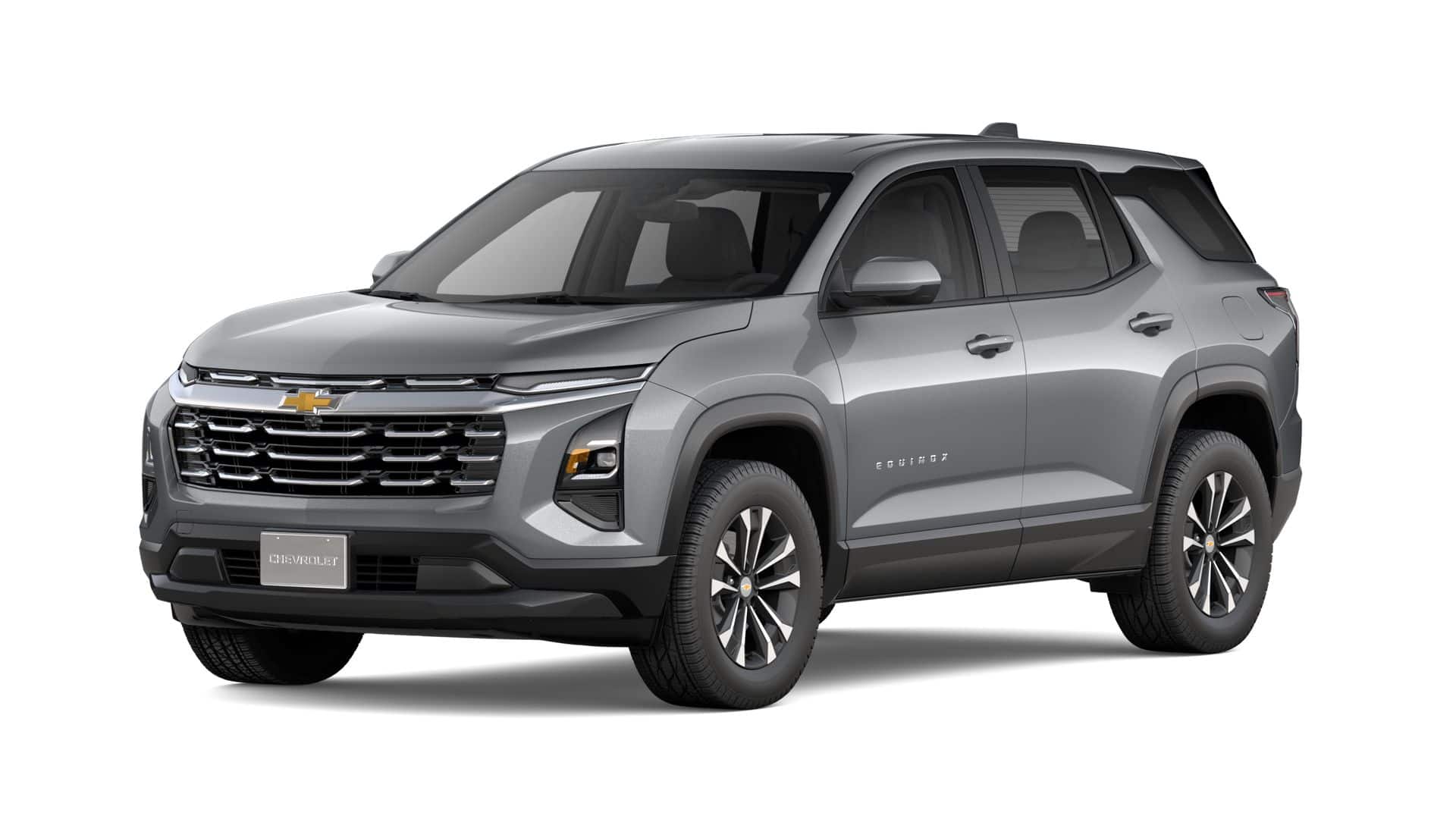 2027 Chevrolet Equinox FWD LT in Sterling Gray Metallic — front three-quarter view